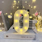 Marquee Alphabet Shaped Led Light - Asthetic Decorations Letter Light for Romantic Gift, Diwali Decoration Item, Night Light Lamp and Wall Lamp