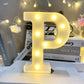 Marquee Alphabet Shaped Led Light - Asthetic Decorations Letter Light for Romantic Gift, Diwali Decoration Item, Night Light Lamp and Wall Lamp