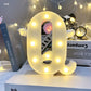 Marquee Alphabet Shaped Led Light - Asthetic Decorations Letter Light for Romantic Gift, Diwali Decoration Item, Night Light Lamp and Wall Lamp