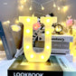 Marquee Alphabet Shaped Led Light - Asthetic Decorations Letter Light for Romantic Gift, Diwali Decoration Item, Night Light Lamp and Wall Lamp