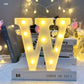 Marquee Alphabet Shaped Led Light - Asthetic Decorations Letter Light for Romantic Gift, Diwali Decoration Item, Night Light Lamp and Wall Lamp