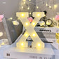 Marquee Alphabet Shaped Led Light - Asthetic Decorations Letter Light for Romantic Gift, Diwali Decoration Item, Night Light Lamp and Wall Lamp