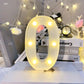 Marquee Alphabet Shaped Led Light - Asthetic Decorations Letter Light for Romantic Gift, Diwali Decoration Item, Night Light Lamp and Wall Lamp