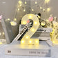 Marquee Alphabet Shaped Led Light - Asthetic Decorations Letter Light for Romantic Gift, Diwali Decoration Item, Night Light Lamp and Wall Lamp