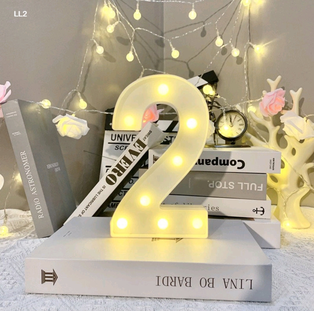 Marquee Alphabet Shaped Led Light - Asthetic Decorations Letter Light for Romantic Gift, Diwali Decoration Item, Night Light Lamp and Wall Lamp
