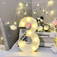 Marquee Alphabet Shaped Led Light - Asthetic Decorations Letter Light for Romantic Gift, Diwali Decoration Item, Night Light Lamp and Wall Lamp