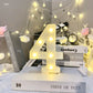 Marquee Alphabet Shaped Led Light - Asthetic Decorations Letter Light for Romantic Gift, Diwali Decoration Item, Night Light Lamp and Wall Lamp