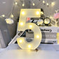 Marquee Alphabet Shaped Led Light - Asthetic Decorations Letter Light for Romantic Gift, Diwali Decoration Item, Night Light Lamp and Wall Lamp