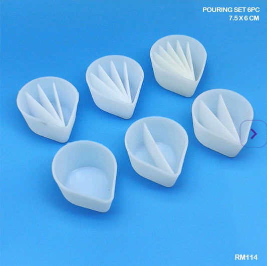 Silicone Mould Pouring Cup Set
