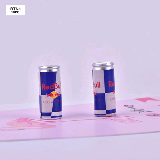 Miniature Model Red Bull Energy Drink Can 10 PC's