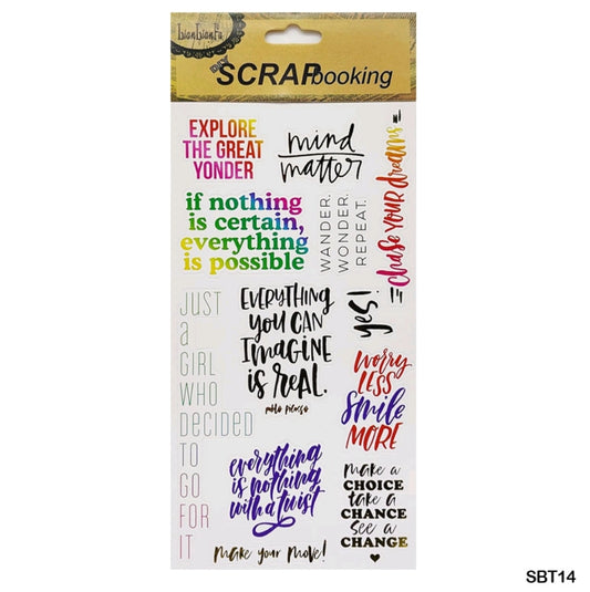Scrapbook Sticker