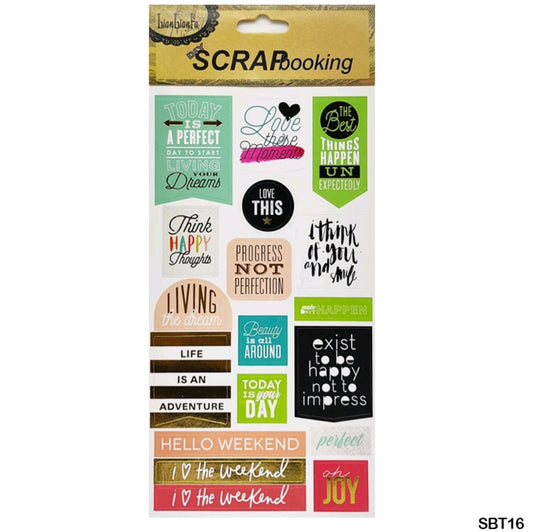 Scrapbook Sticker