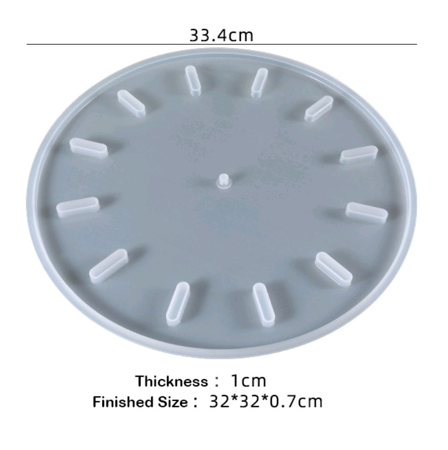 Silicone Mould Clock