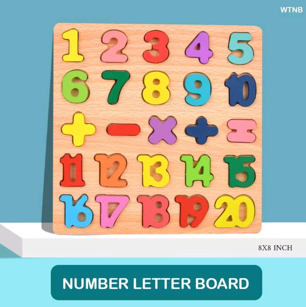 Small Toy Numbers Wooden 0 to 20 Counting Numbers Educational Learning Toy for Kids ...