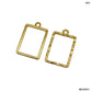 Bezels Single Shape Set Gold - 5 Pcs