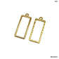Bezels Single Shape Set Gold - 5 Pcs