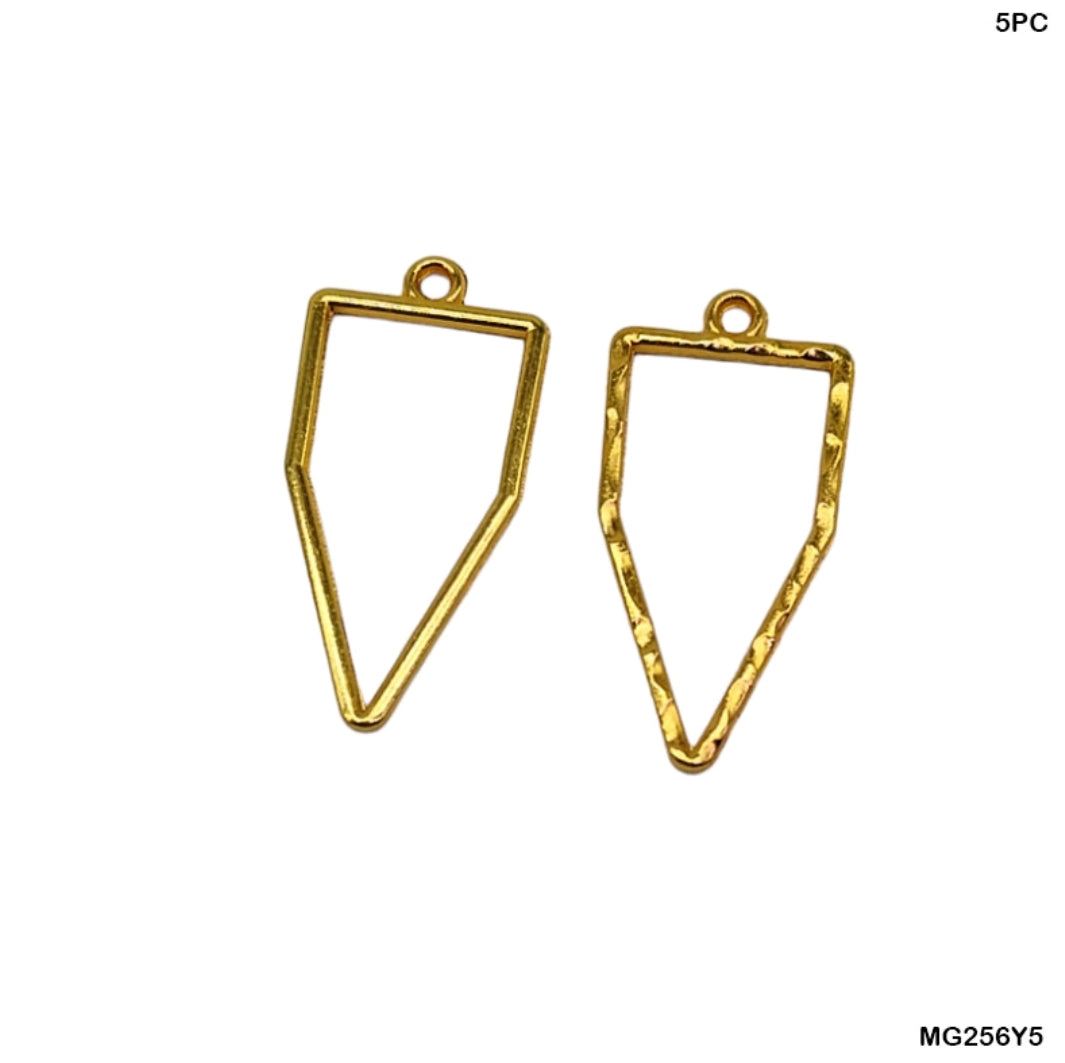 Bezels Single Shape Set Gold - 5 Pcs
