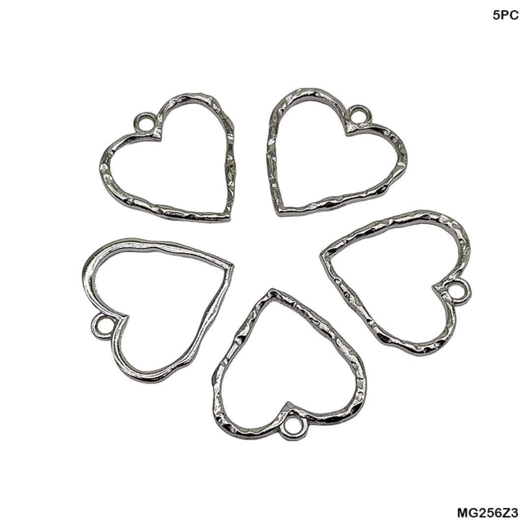 Bezels Single Shape Set Silver - 5 Pcs