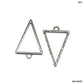 Bezels Single Shape Set Silver - 5 Pcs