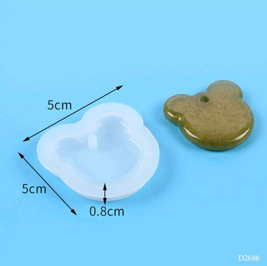 Silicone Mould Keychain / Earrings
