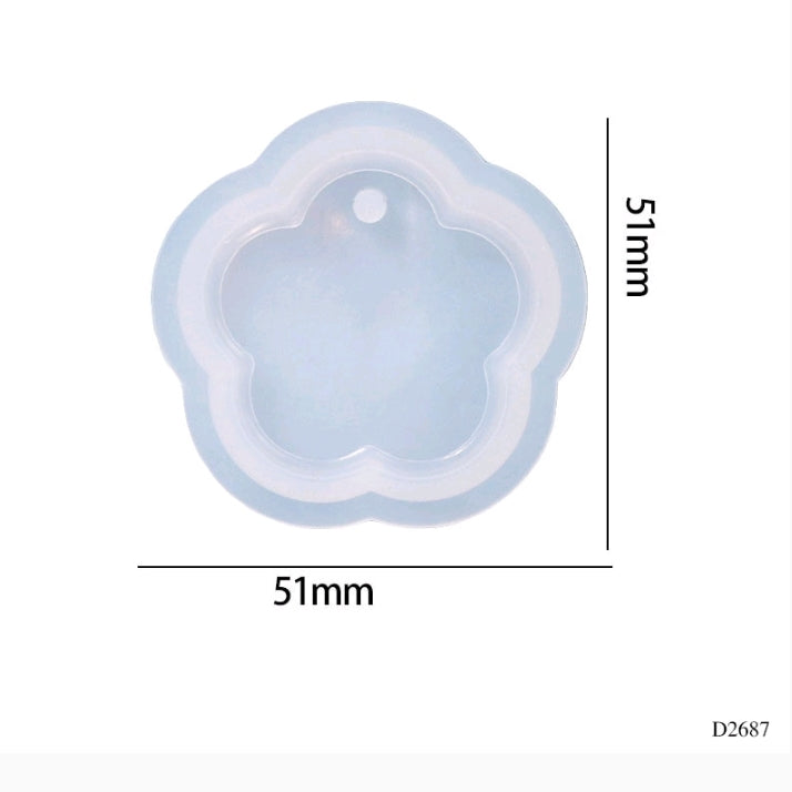Silicone Mould Keychain / Earrings