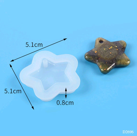 Silicone Mould Keychain / Earrings