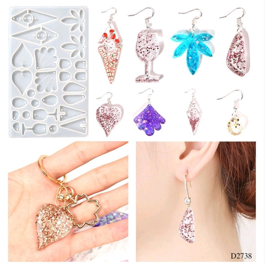 Silicone Mould Earrings / Pendant