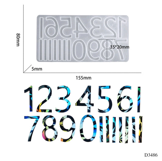Silicone Mould Number