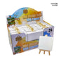 Mini Wooden Display Canvas With Stand 10 x 10 cm