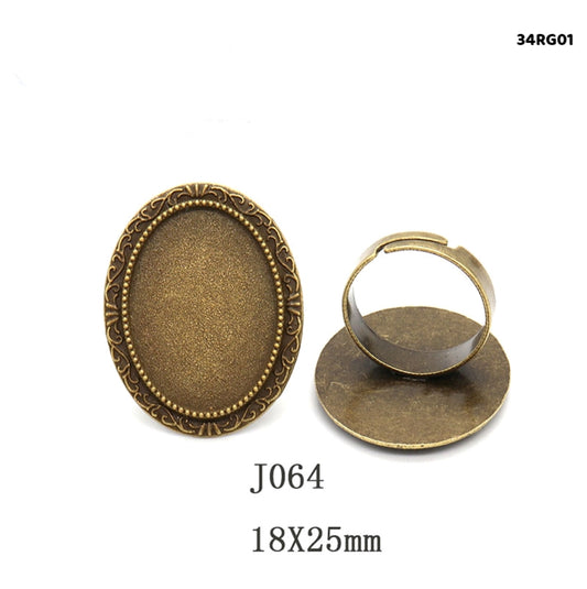 Vintage Adjustable Ring 2 Pc's