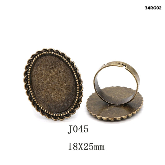 Vintage Adjustable Ring 2 Pc's