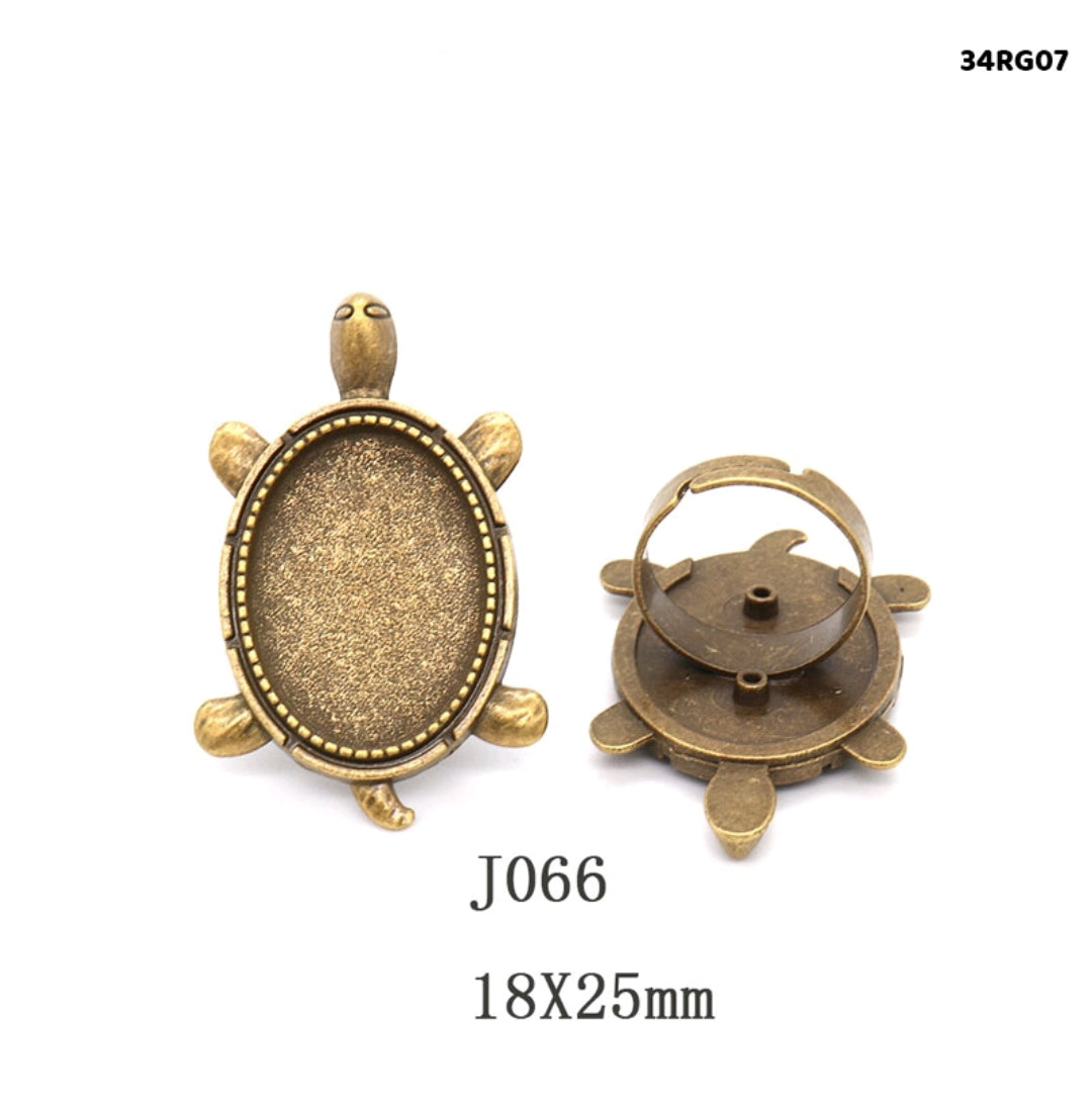 Vintage Adjustable Ring 2 Pc's