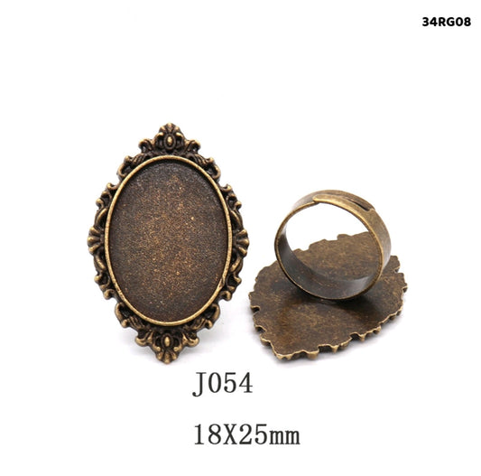 Vintage Adjustable Ring 2 Pc's