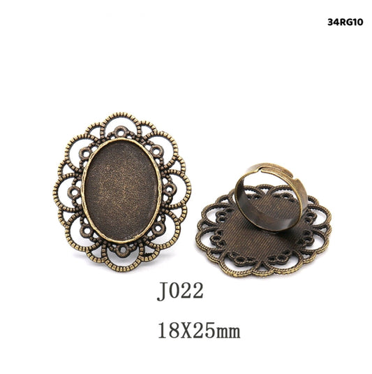 Vintage Adjustable Ring 2 Pc's