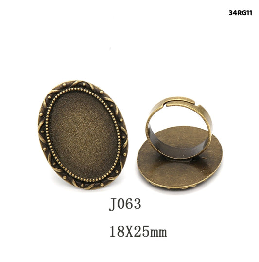 Vintage Adjustable Ring 2 Pc's
