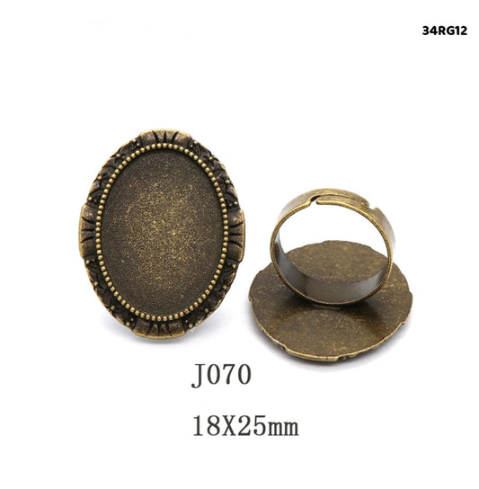 Vintage Adjustable Ring 2 Pc's