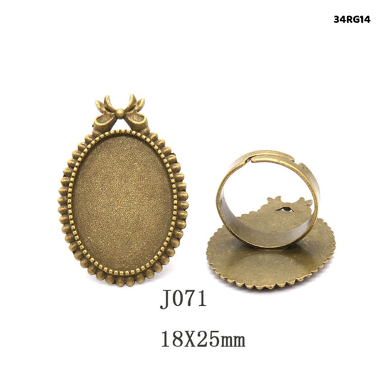 Vintage Adjustable Ring 2 Pc's