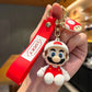 Super Mario Cartoon 3D Silicone High -Quality PVC Material Keychain