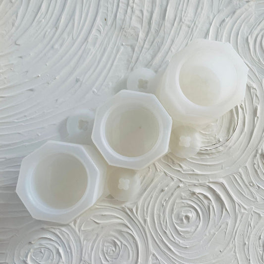 Silicone Mould Hexagon Planter & Candle