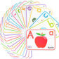 Clever Kids Alphabet Flash Card Double Sided, Preschool to Kindergarten, ABCs, Uppercase and Lowercase Letters, Spelling, Educational Learning for Kids 2 +