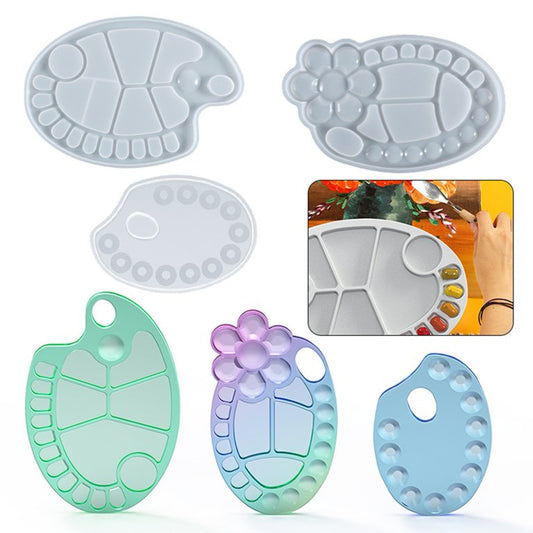 Silicone Mould Painting Palette