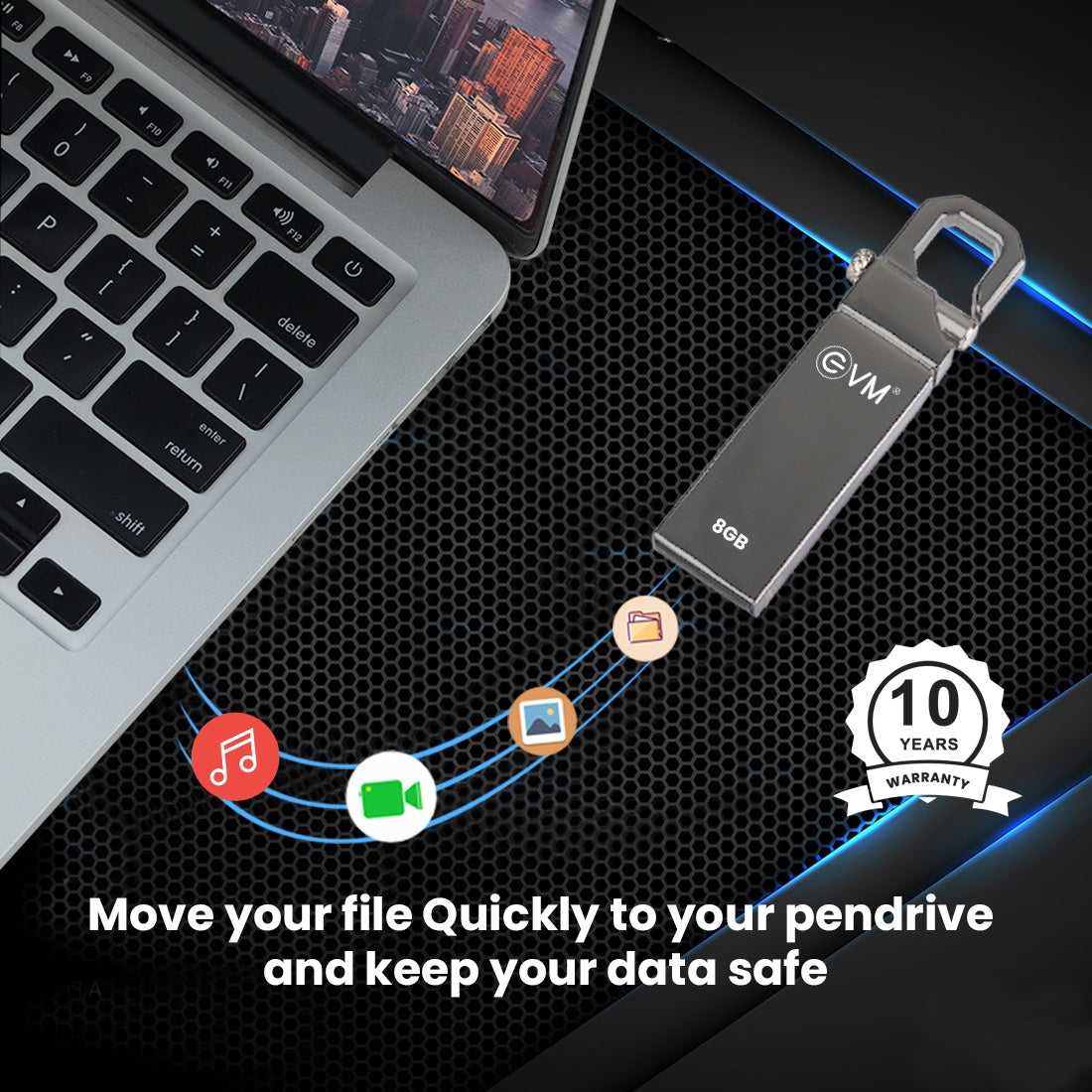 Evm Enstore 8GB USB 2.0 Pendrive