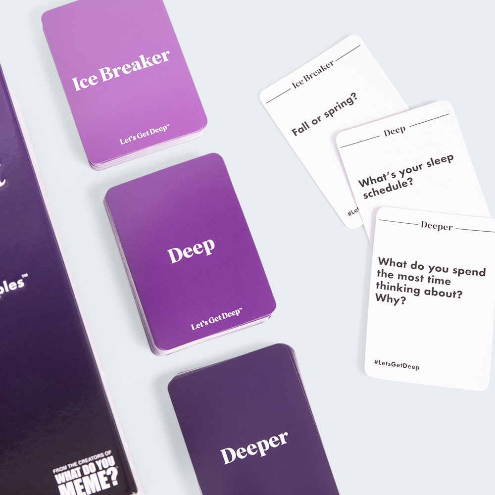 Let's Get Deep - The Adult Party Game for Couples by What Do You Meme?®