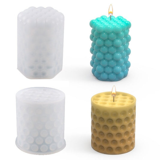 Silicone Mould 3D Cylinder Candle
