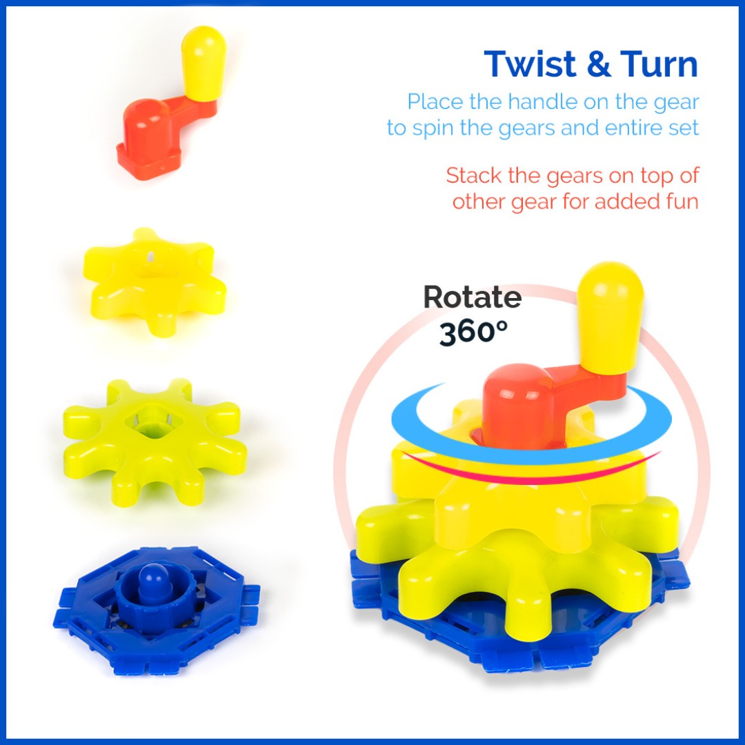 Ratna's Make and Spin Gears Twisting & Turning Fun