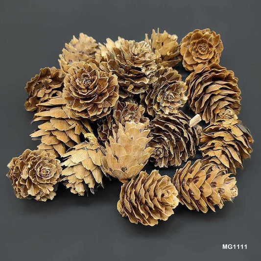 Natural Brown Pinecones Wood Flower