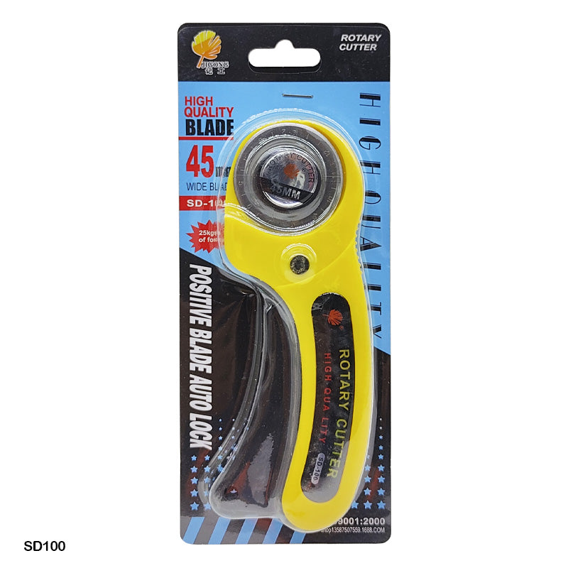 Sat Cutter 45mm Rotary Cutter for Fabric with Safety Lock ,Ergonomic Rotary Cutte ...