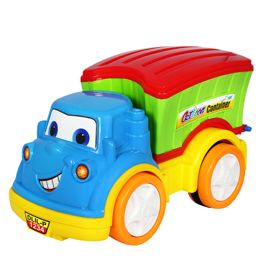Playtone’s Cartoon Container Truck Toy