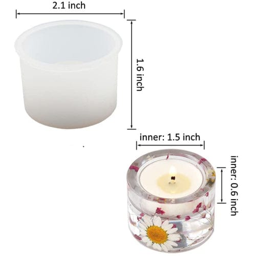 Silicone Mould Round Tea Light Candle