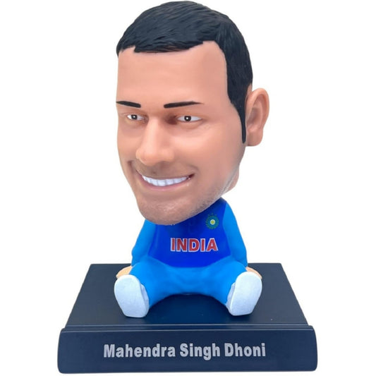 Mahendra Singh Dhoni Bobblehead With Mobile Stand